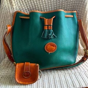 Vintage Dooney & Bourke Handbag with Keychain